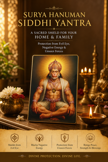 Surya Hanuman Siddhi Yantra - Vastiqa Hindu